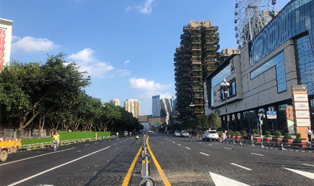 18天，金光路通了！