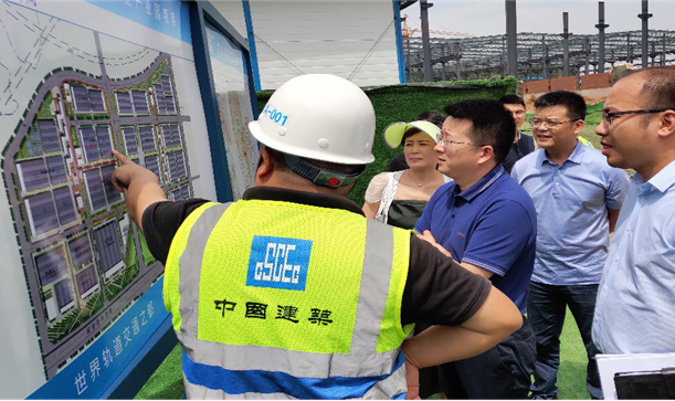 腾博诚信官网集团董事长张启明到四川成都航空产业园项目调研